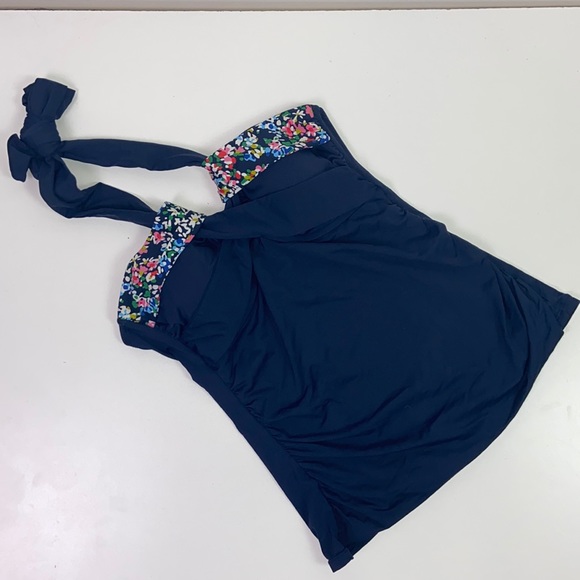 Anne Cole Other - Anne Cole I Floral Halter Takini Top Size Small